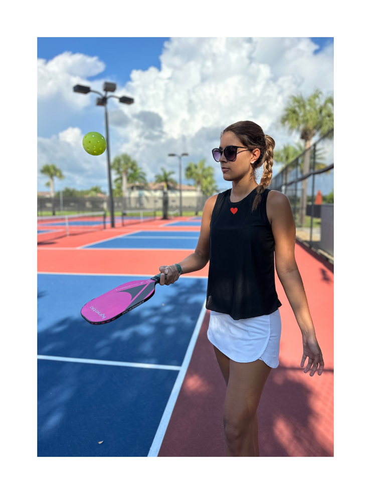 NEW!! “THE EVA” by Denise Cronwall tank w/ heart loop