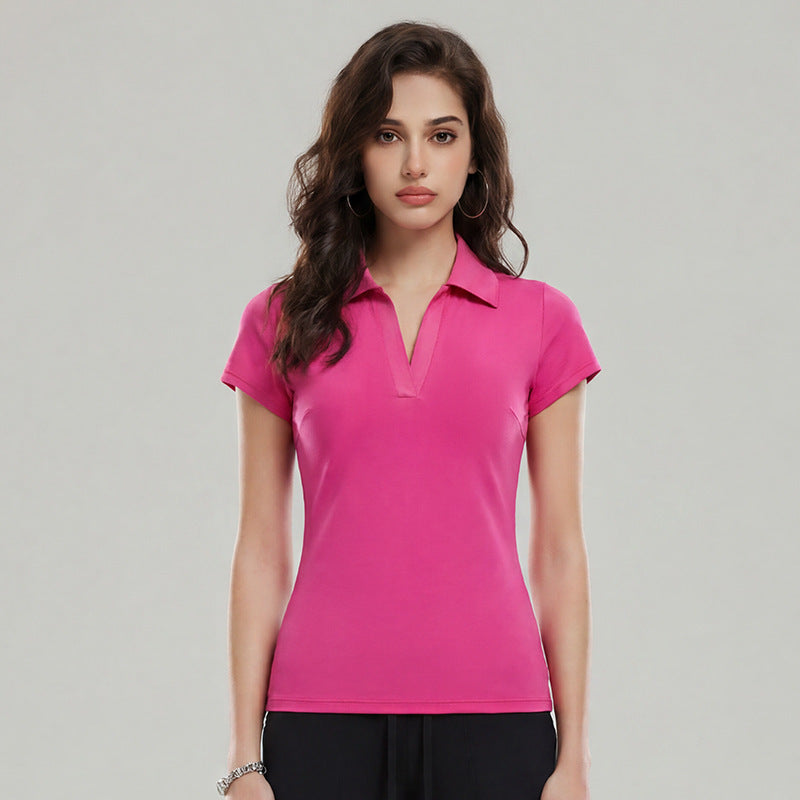 PB1965 Women's Match Point V-Neck Polo