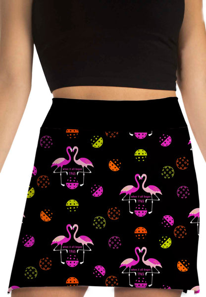 Women's Skort Flamingo Print