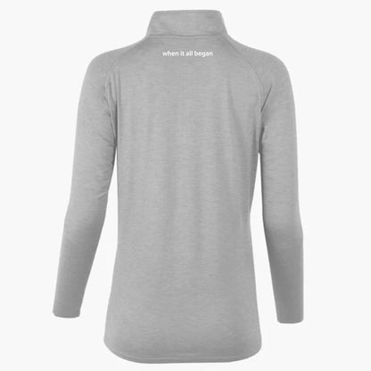 Space Dye Women's Long Sleeve 1/4 Zip