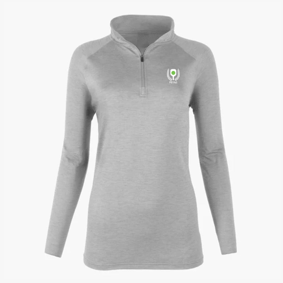 Space Dye Women's Long Sleeve 1/4 Zip