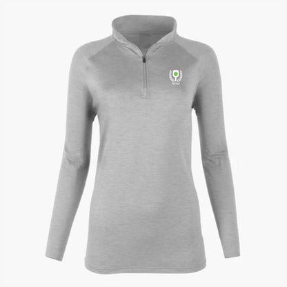 Space Dye Women's Long Sleeve 1/4 Zip